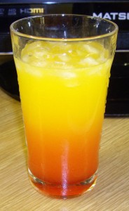 Kind of like a Tequila Sunrise without the tequila